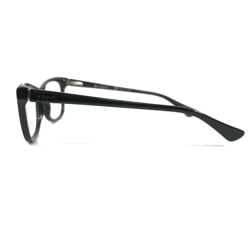 Vogue Eyeglasses Frames VO2763 W44 Shiny Black Cat Eye Full Rim 51-17-135